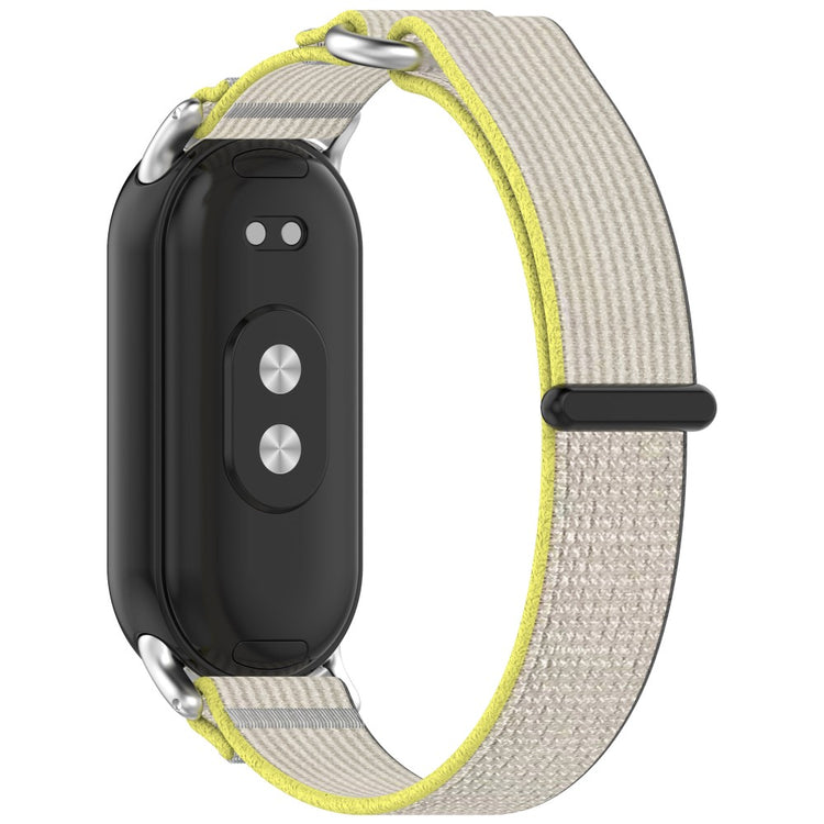 Xiaomi Smart Band 8 / Smart Band 8 NFC Watch Strap Breathable Nylon Sport Strap - Yellow+Grey#serie_4