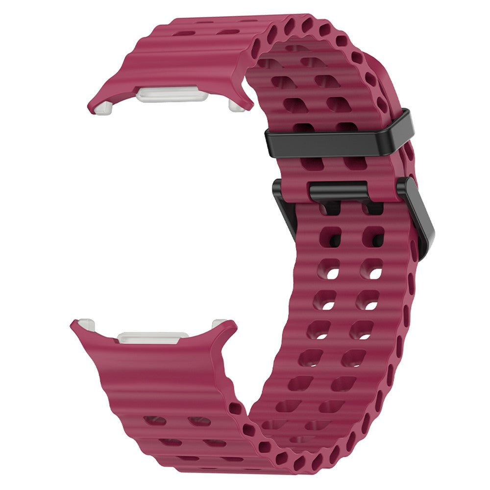 KALEBOL Samsung Galaxy Watch Ultra 47mm Wrist Band Replacement Silicone Watch Strap - Wine Red#serie_9