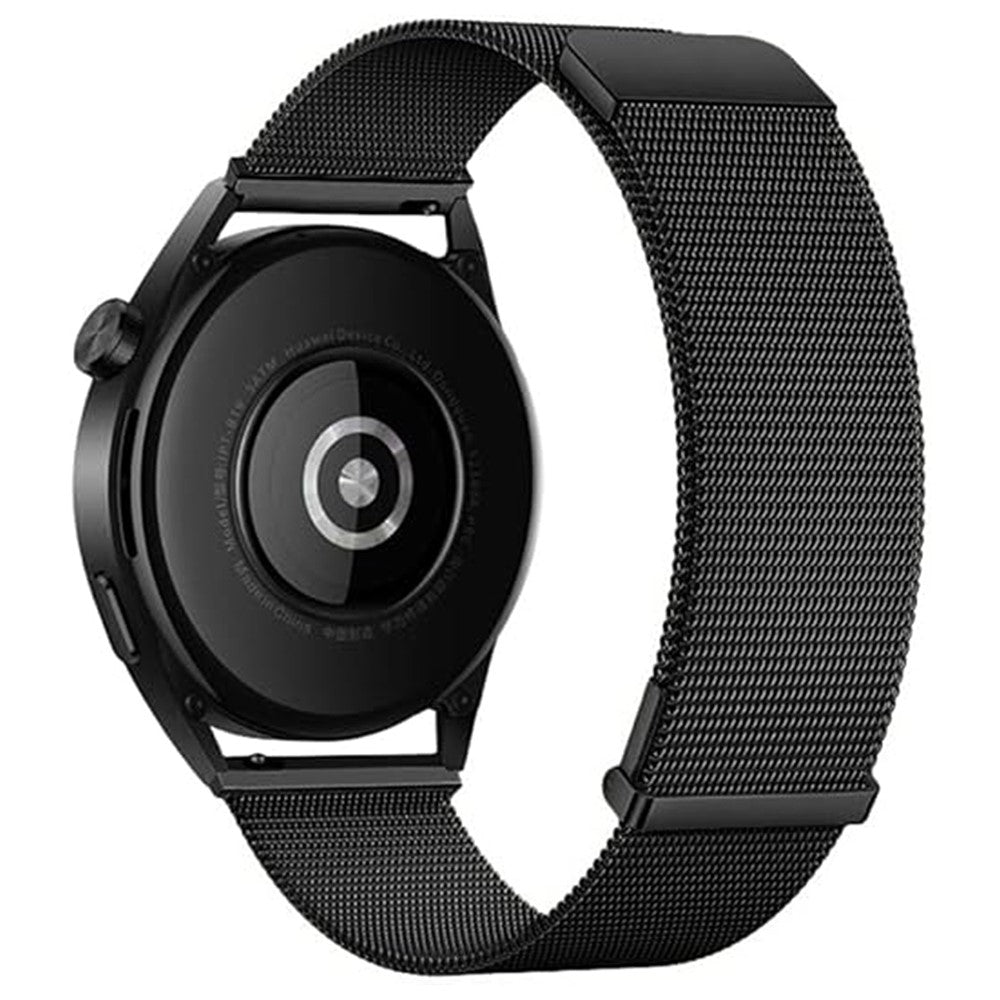 KALEBOL Huawei Watch GT 4 46mm Magnetic Milanese Strap 22mm Stainless Steel Watch Band - Black#serie_1