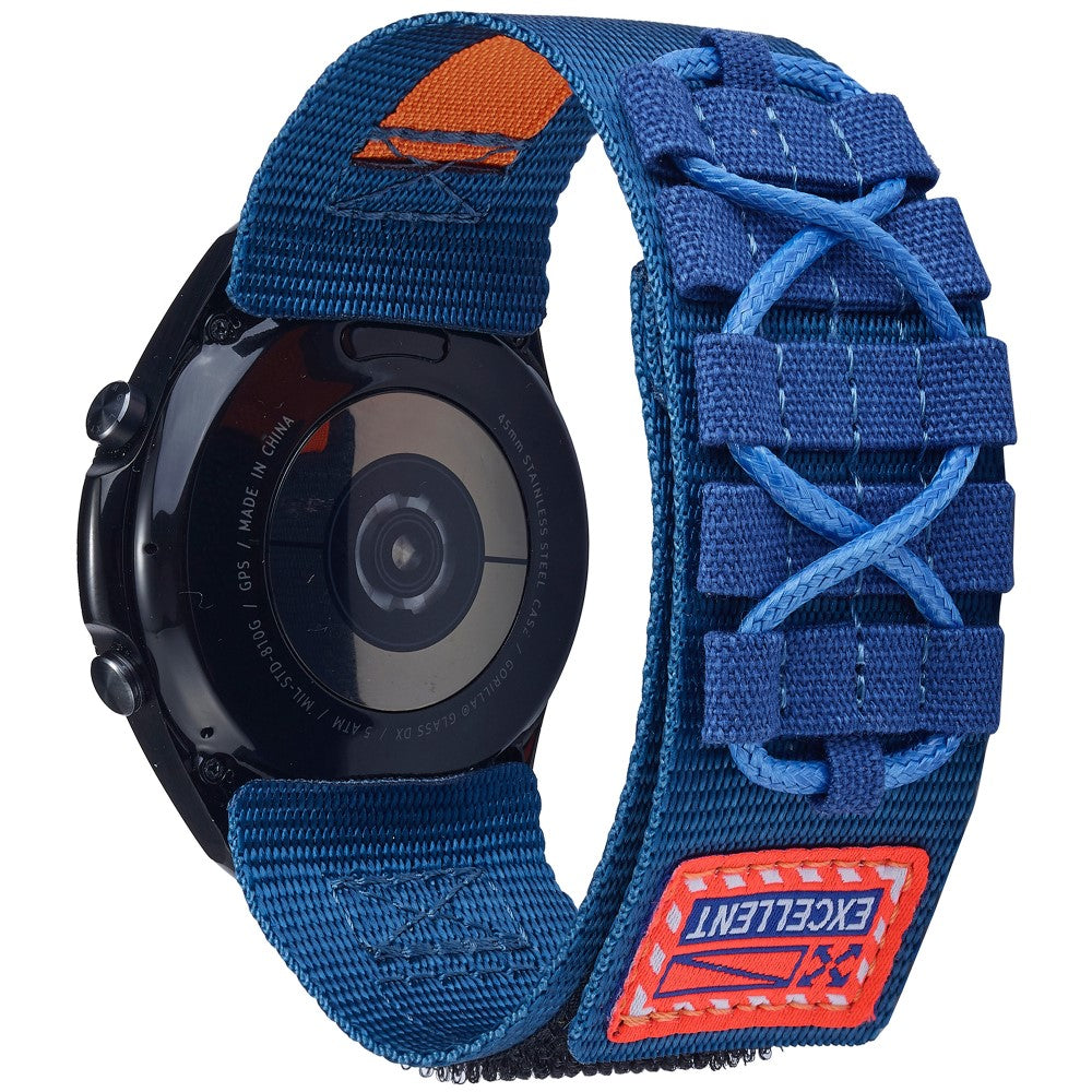 KALEBOL Huawei Watch GT 3 Pro 43mm / GT 3 42mm Watch Band 20mm Loop Fastener Nylon Wrist Strap - Blue#serie_4