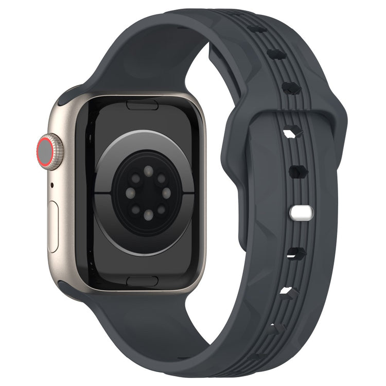 KALEBOL Apple Watch Series 49mm - 45mm - 44mm - 42mm Silicone Watch Band - Dark Grey#serie_3