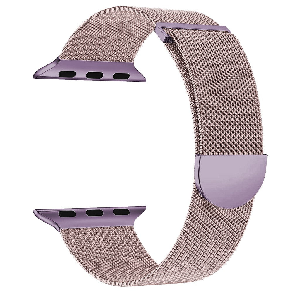 KALEBOL Apple Watch Series 49mm - 45mm - 44mm - 42mm Milanese Metal Watch Band - Pink / Purple#serie_2