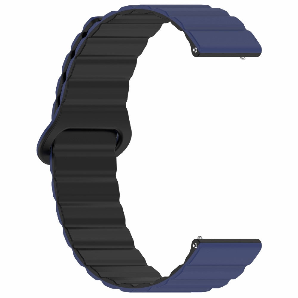 Garmin Venu 3 Silicone Watch Band Magnetic 22mm Universal Replacement Strap - Dark Blue+Black#serie_5