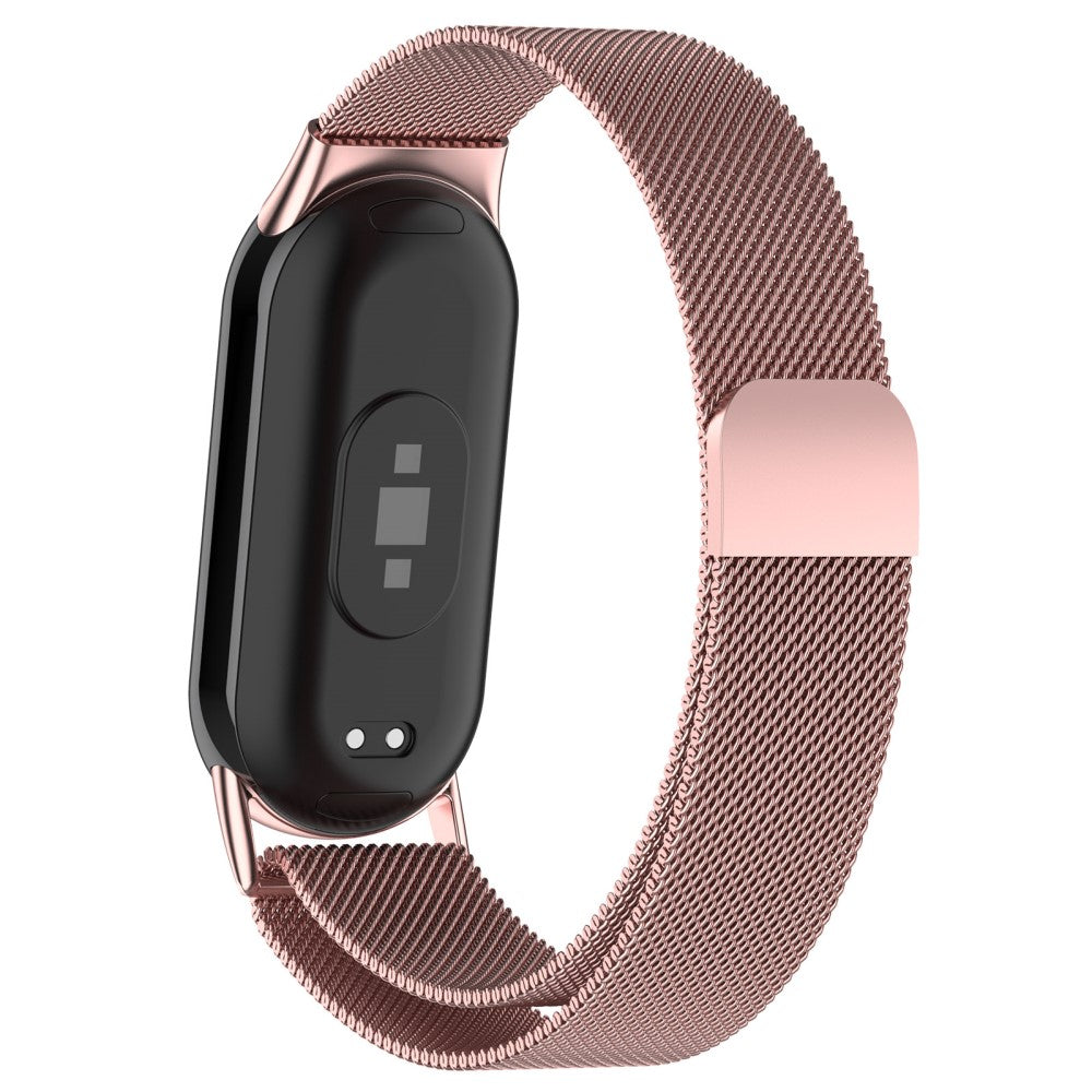 Xiaomi Smart Band 9 NFC / 9 / 8 NFC / 8 Metal Watch Strap Mesh Style Wrist Band - Rose Pink#serie_1