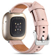 Élégant Fitbit Versa 3 / Fitbit Sense Cuir Véritable Bracelet