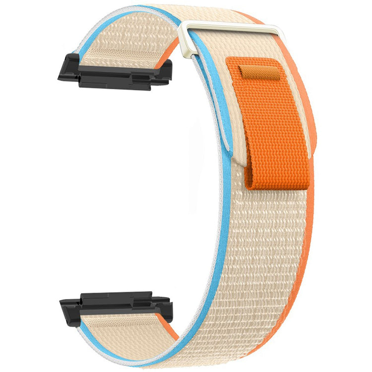 Xiaomi Watch H1 Nylon Watch Band Adjustable Loop Fastener Strap - Milk White#serie_8