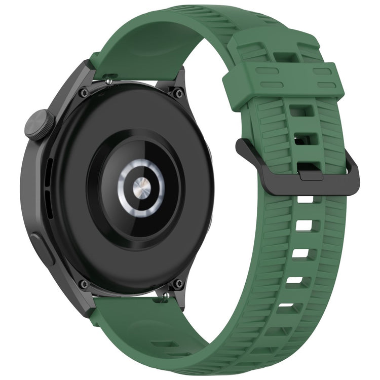 Huawei Watch 4 / 4 Pro / GT 4 46mm Silicone Watch Strap 22mm Tire Texture Wrist Band - Army Green#serie_8