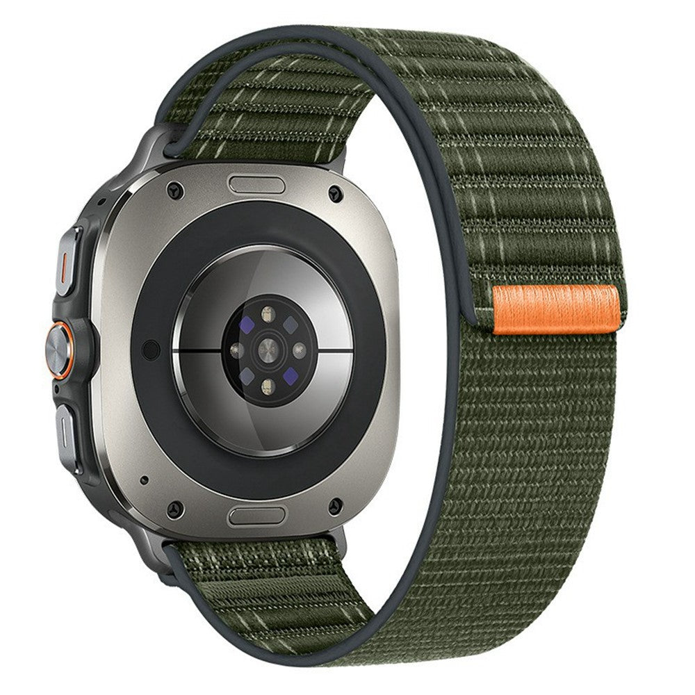 Samsung Galaxy Watch Ultra 47mm Nylon Watch Strap Loop Wristband Replacement - Army Green#serie_1