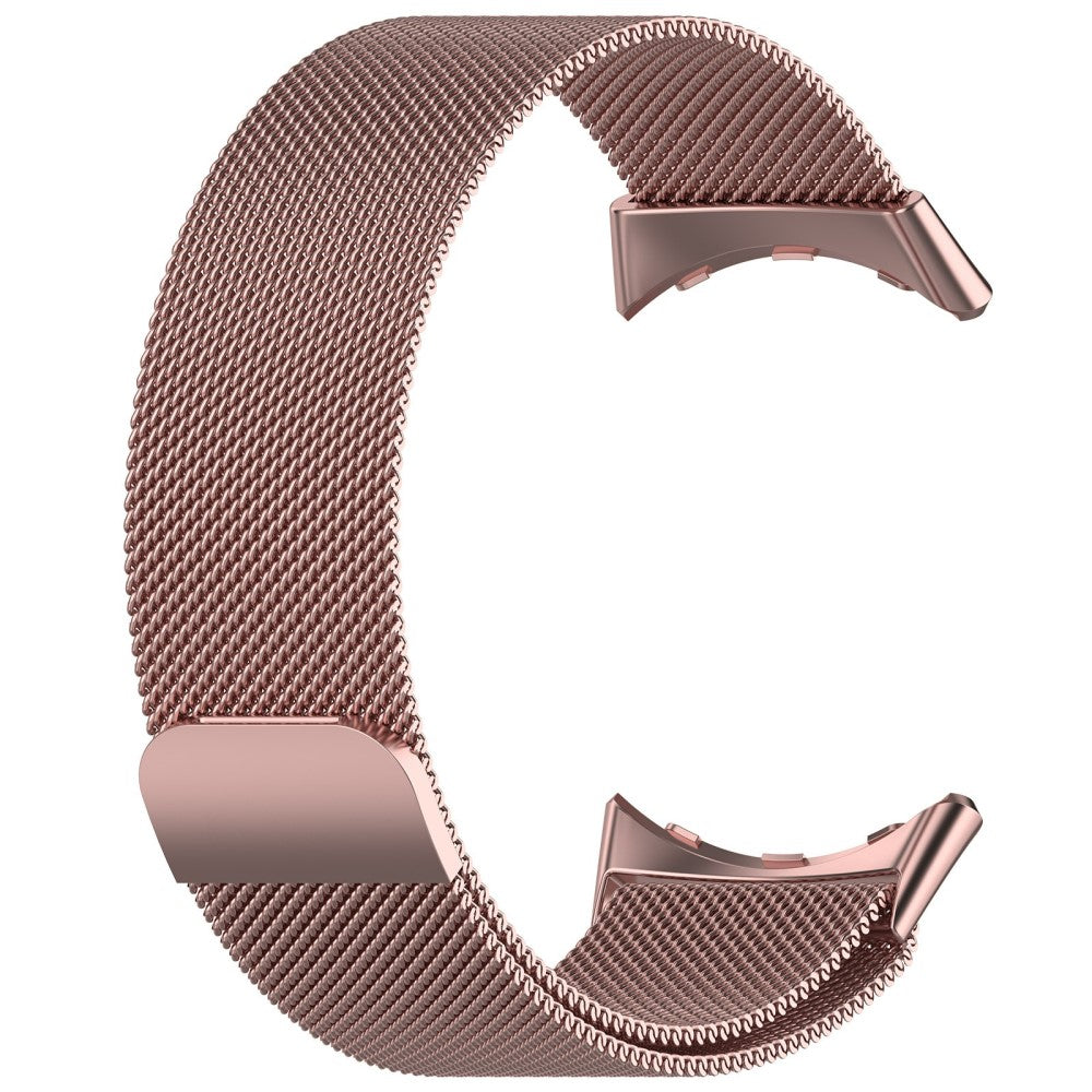 Google Pixel Watch 3 45mm Milanese Band Stainless Steel Magnetic Mesh Watch Strap - Rose Pink#serie_4