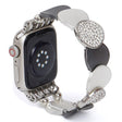 Cool Apple Smartwatch Métal Et Pierre Universel Bracelet