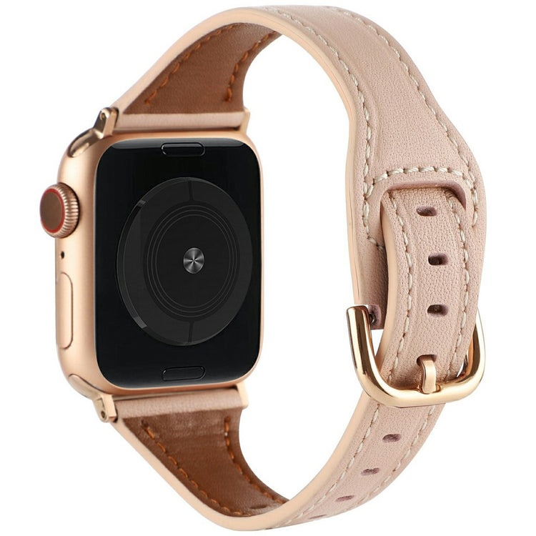 Apple Watch Series 49mm - 45mm - 44mm - 42mm Watch Strap - Pink+Rose Gold Buckle#serie_1