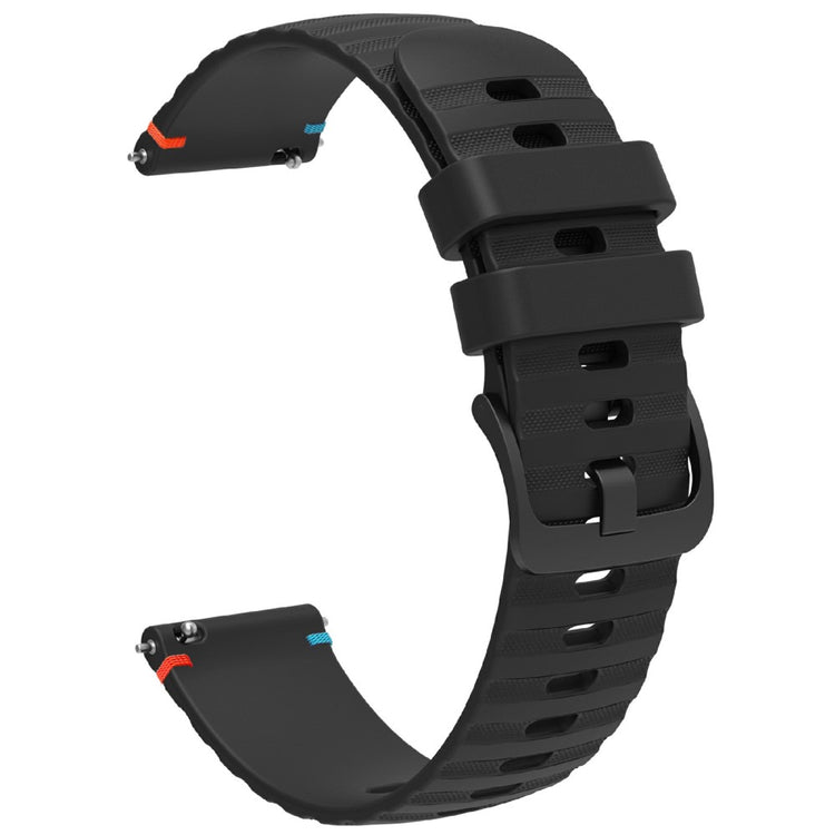 Samsung Galaxy Watch3 45mm universal 22mm Silicone Watch Strap - Black#serie_1