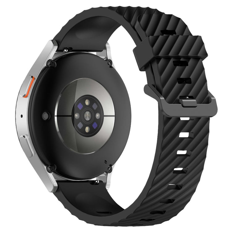 KALEBOL 22mm Silicone Band for Huawei Watch 4 / 4 Pro / GT 4 46mm Tire Pattern Watch Strap - Black#serie_1