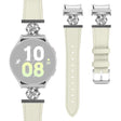 Incroyablement Résistant Samsung Smartwatch Cuir Véritable Et Métal Universel Bracelet