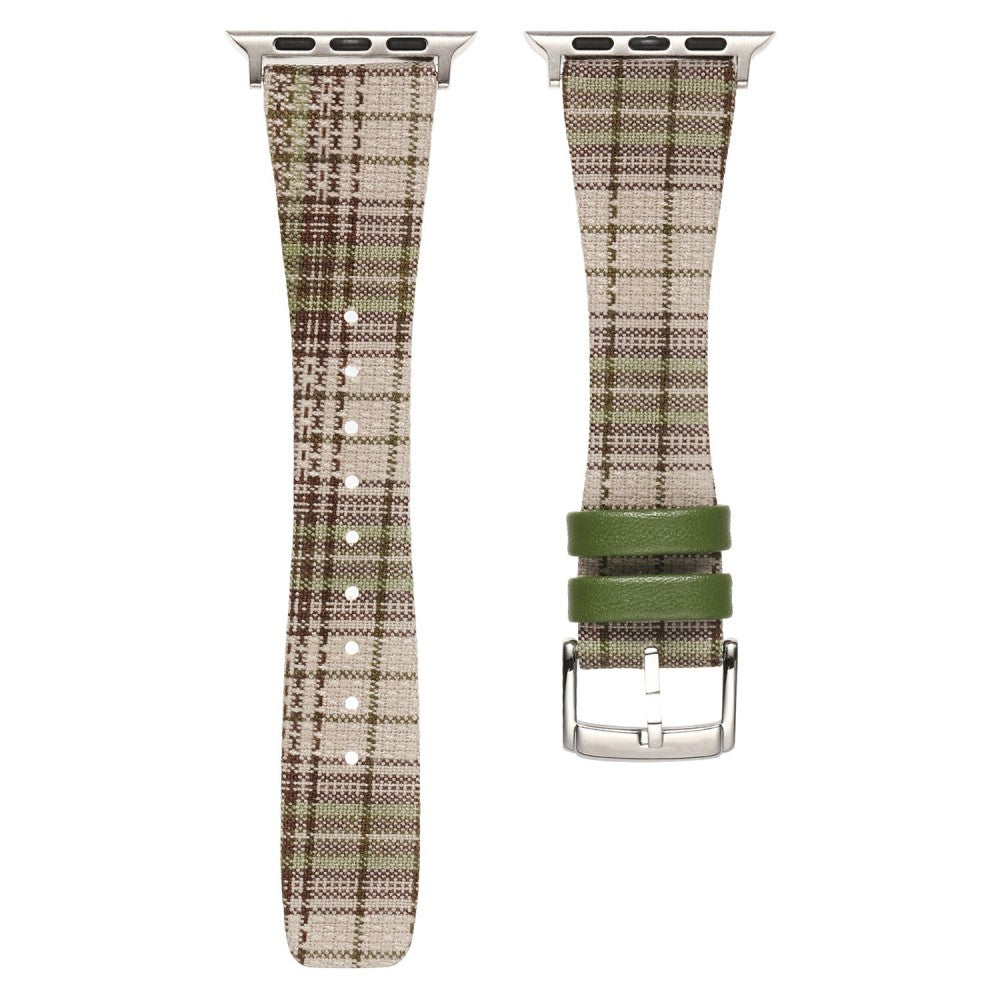 Plaid Woolen Strap for Apple Watch Series 41mm - 40mm - 38mm - Style 7#serie_1