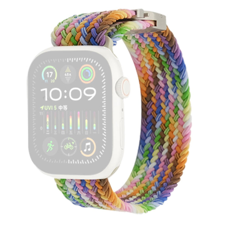 Strap Apple Watch Series 41mm - 40mm - 38mm Woven Watch Band - Rainbow#serie_1