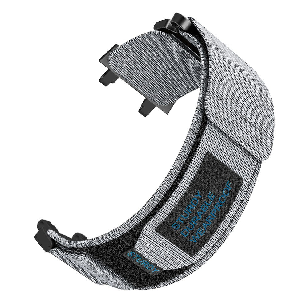 Huami Amazfit T-Rex 3 Outdoor Climbing Watch Strap Magic Tape Breathable Nylon Band with Connector - Grey#serie_3