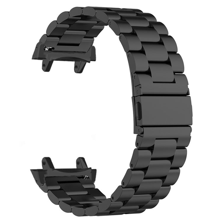 Huami Amazfit T-Rex 3 Replacement Band Dual Press Buckle 3-Bead Steel Wrist Strap with Connector - Black#serie_1