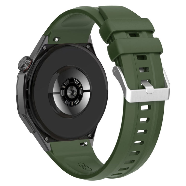 Huawei Watch GT 5 Pro 46mm Silicone Watch Strap Adjustable Strap with Silver Buckle - Midnight Green#serie_2