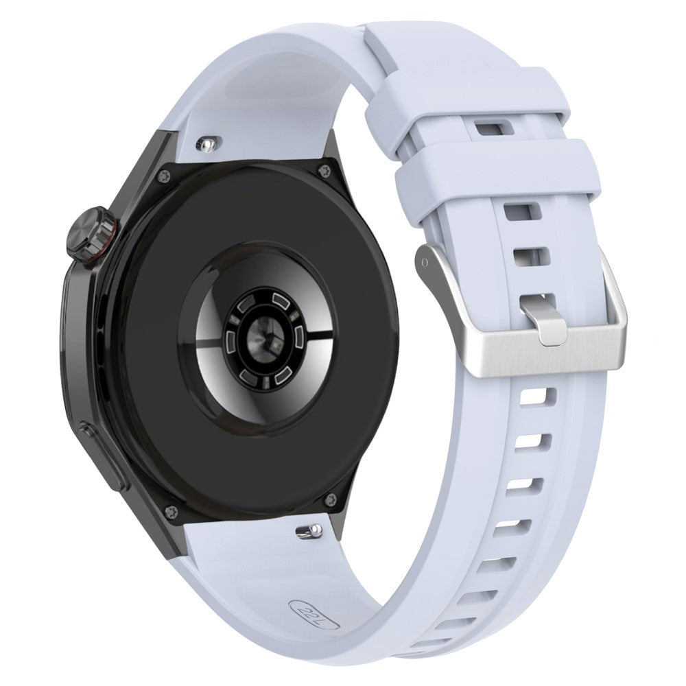 Huawei Watch GT 5 Pro 46mm Silicone Watch Strap Adjustable Strap with Silver Buckle - Baby Blue#serie_4