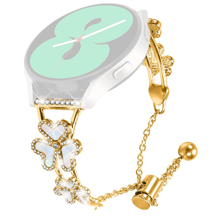 Gabb Watch 2 Metal Band Replacement Watch Strap Heart Clover Decor - Gold#serie_2