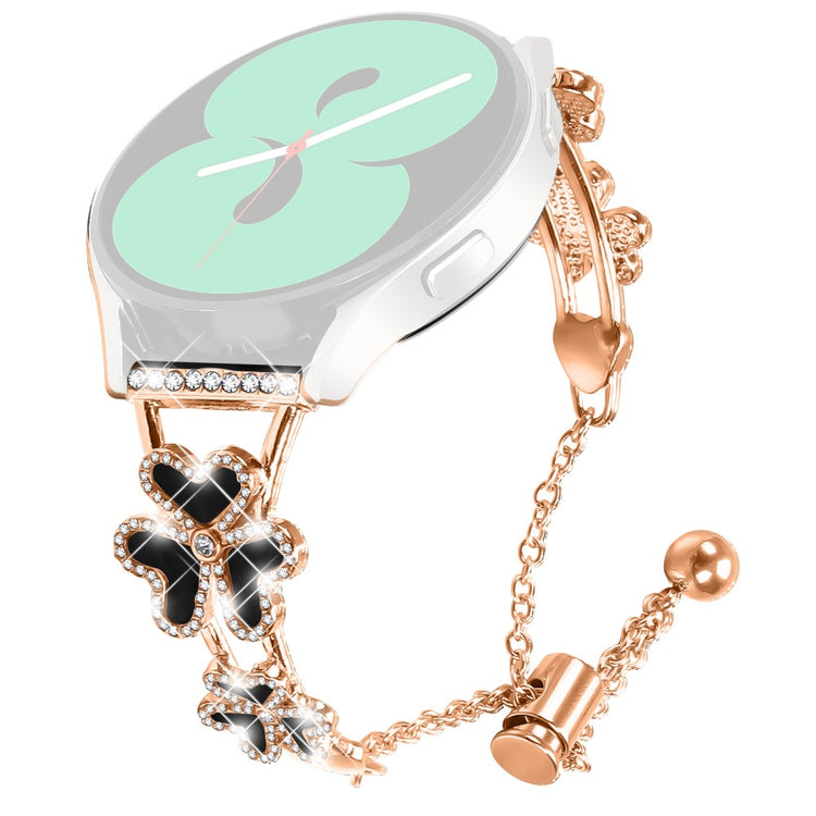 Gabb Watch 2 Metal Band Replacement Watch Strap Heart Clover Decor - Rose Gold#serie_3