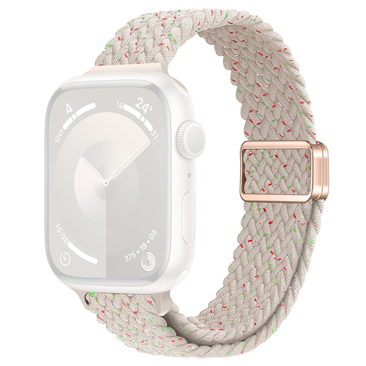 KALEBOL Braided Watch Strap Apple Watch Series 10 42mm Magnetic Nylon Sport Wristbands - Spring Cherry#serie_4