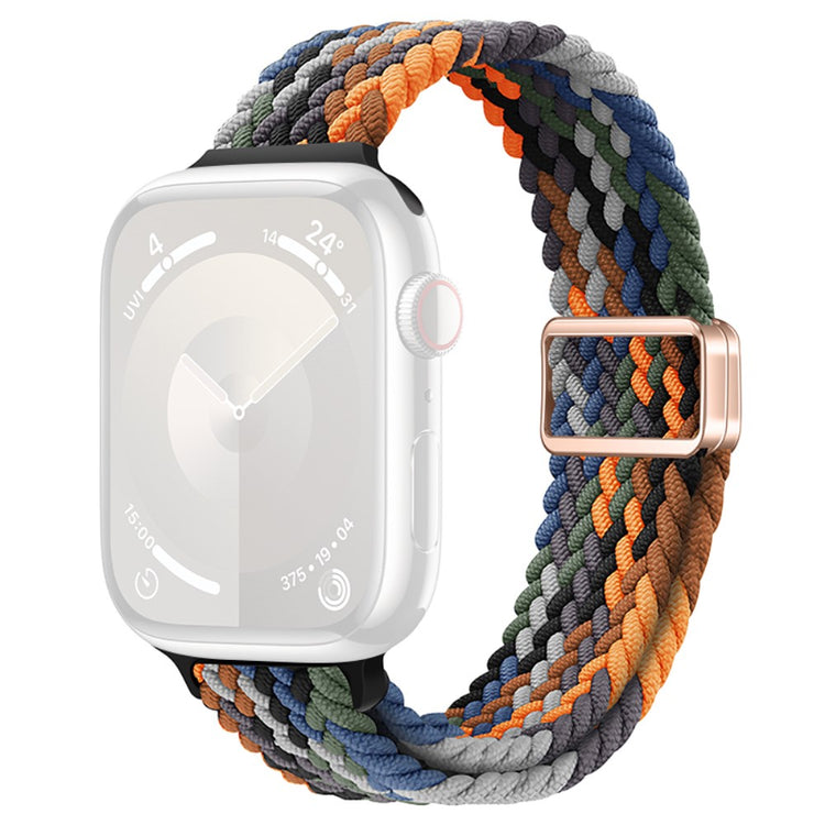 KALEBOL Braided Watch Strap Apple Watch Series 10 42mm Magnetic Nylon Sport Wristbands - Camo Multi-Color#serie_11