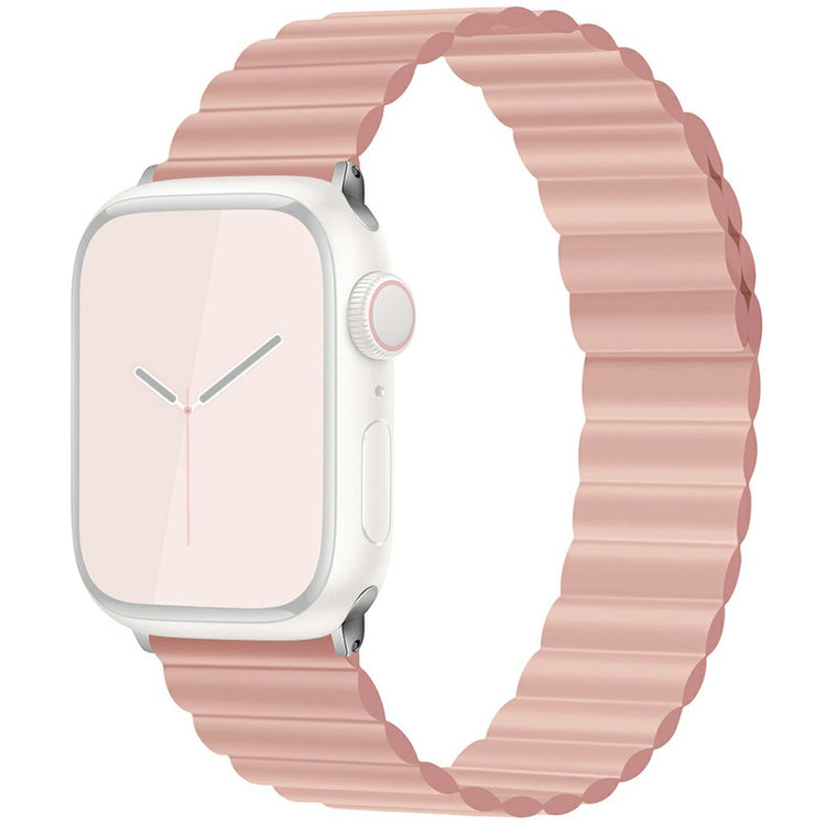 KALEBOL Magnetic Watch Band Apple Watch Series 10 42mm Silicone Adjustable Strap - Pink#serie_3