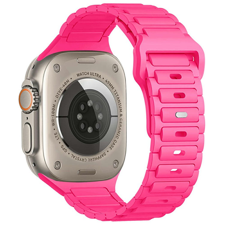 KALEBOL Watch Strap Apple Watch Series 10 42mm Three Bead Silicone Band - Rose#serie_2