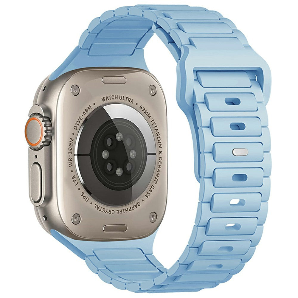 KALEBOL Watch Strap Apple Watch Series 10 42mm Three Bead Silicone Band - Baby Blue#serie_6