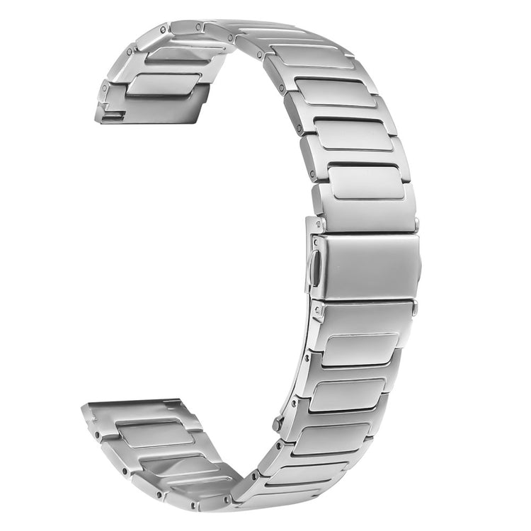 Garmin Forerunner 265 Watch Band Silver Stainless Steel Metal Watch Strap#serie_1