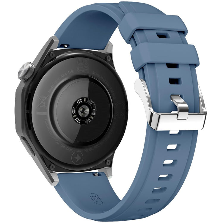 KALEBOL 22mm Silicone Watch Strap Samsung Galaxy Watch3 45mm / Huawei Watch GT 5 46mm / GT 5 Pro 46mm Wrist Band - Blue#serie_11
