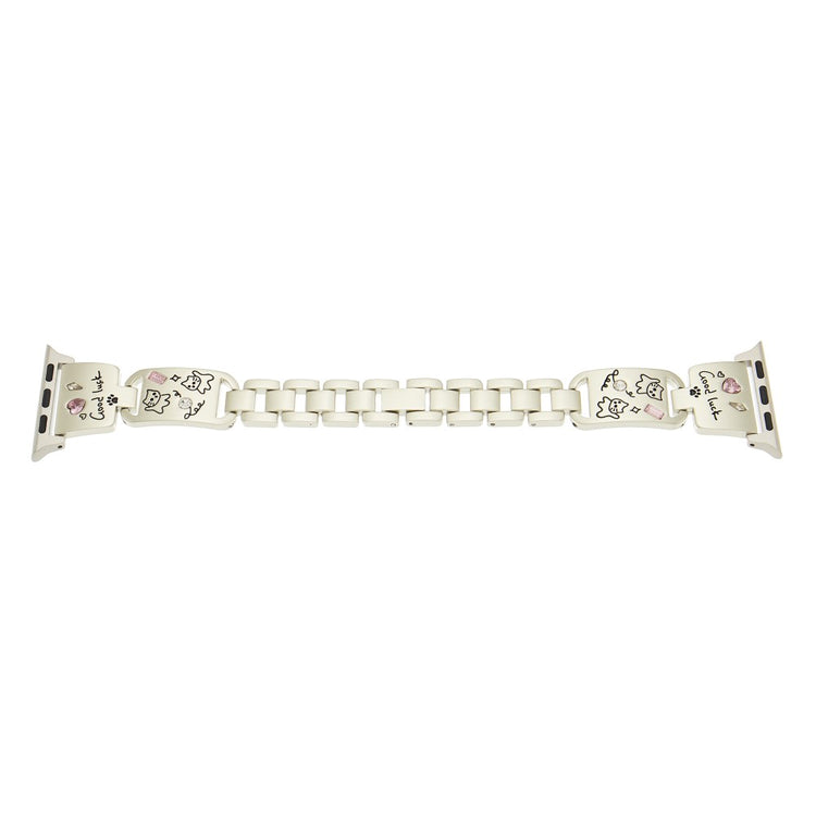 Metal Strap Apple Watch Series 10 42mm Watch Band Cat Pattern - Starlight#serie_3