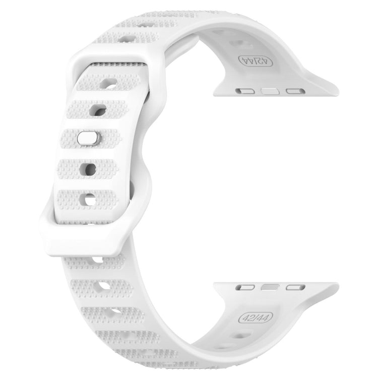 KALEBOL Dots Silicone Strap Apple Watch Series 41mm - 40mm - 38mm Reverse Buckle Watch Band - White#serie_2