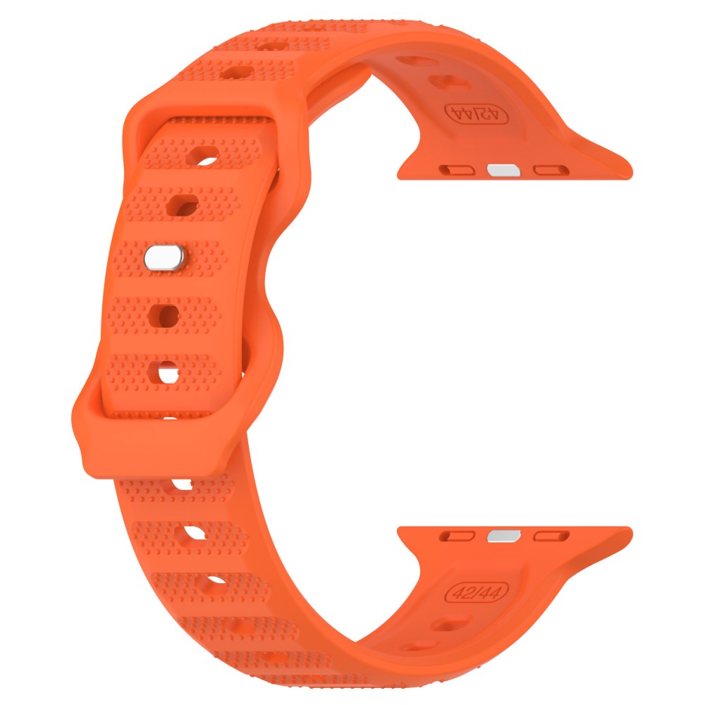 KALEBOL Dots Silicone Strap Apple Watch Series 41mm - 40mm - 38mm Reverse Buckle Watch Band - Orange#serie_3