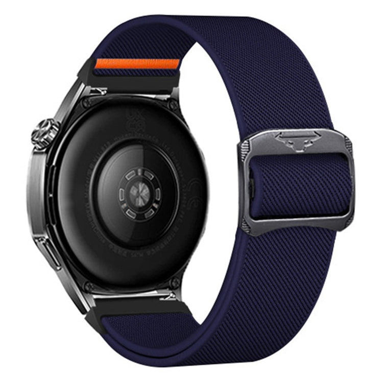 22mm Watch Band Huawei Watch GT 5 Pro 46mm Elastic Nylon Braided Strap - Dark Blue#serie_6