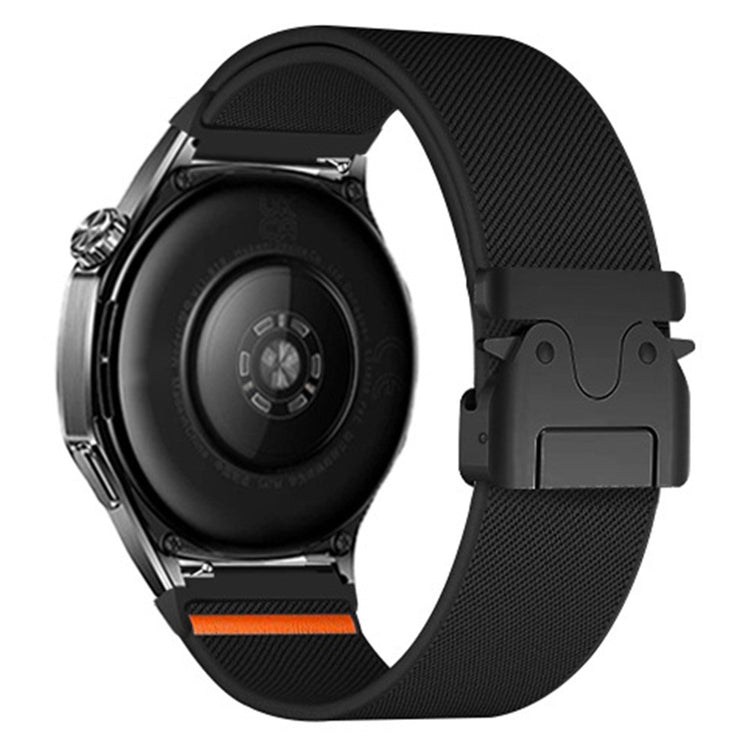 20mm Watch Band Huawei Watch GT 3 42mm Elastic Nylon Braided Strap - Black#serie_2