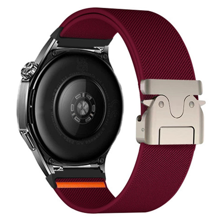 20mm Watch Band Huawei Watch GT 3 42mm Elastic Nylon Braided Strap - Wine Red#serie_3