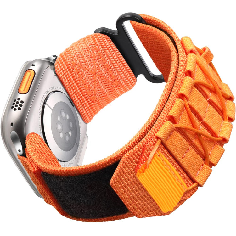 Watch Band Apple Watch Series 41mm - 40mm - 38mm Nylon Woven Magic Tape Strap - Orange#serie_2