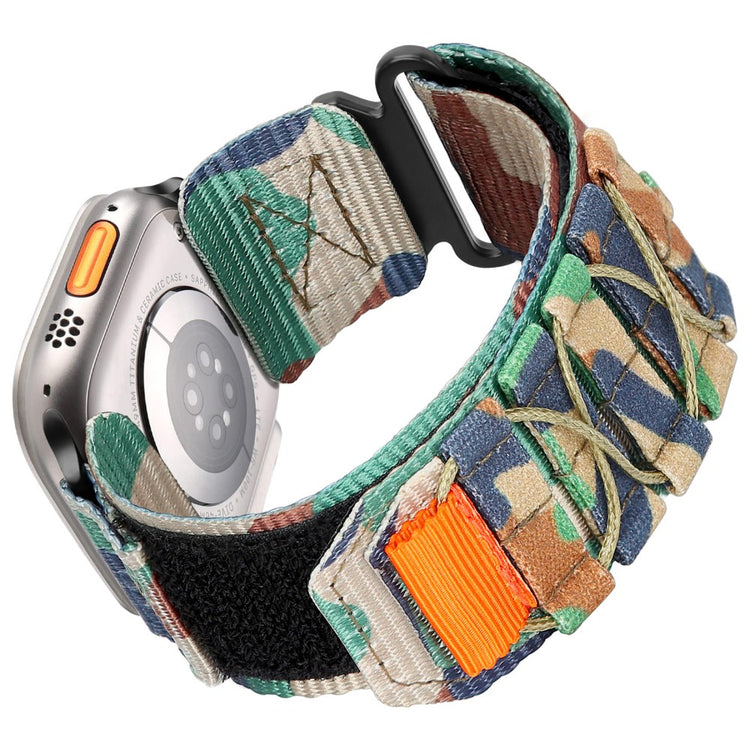 Watch Band Apple Watch Series 41mm - 40mm - 38mm Nylon Woven Magic Tape Strap - Jungle Camouflage#serie_6