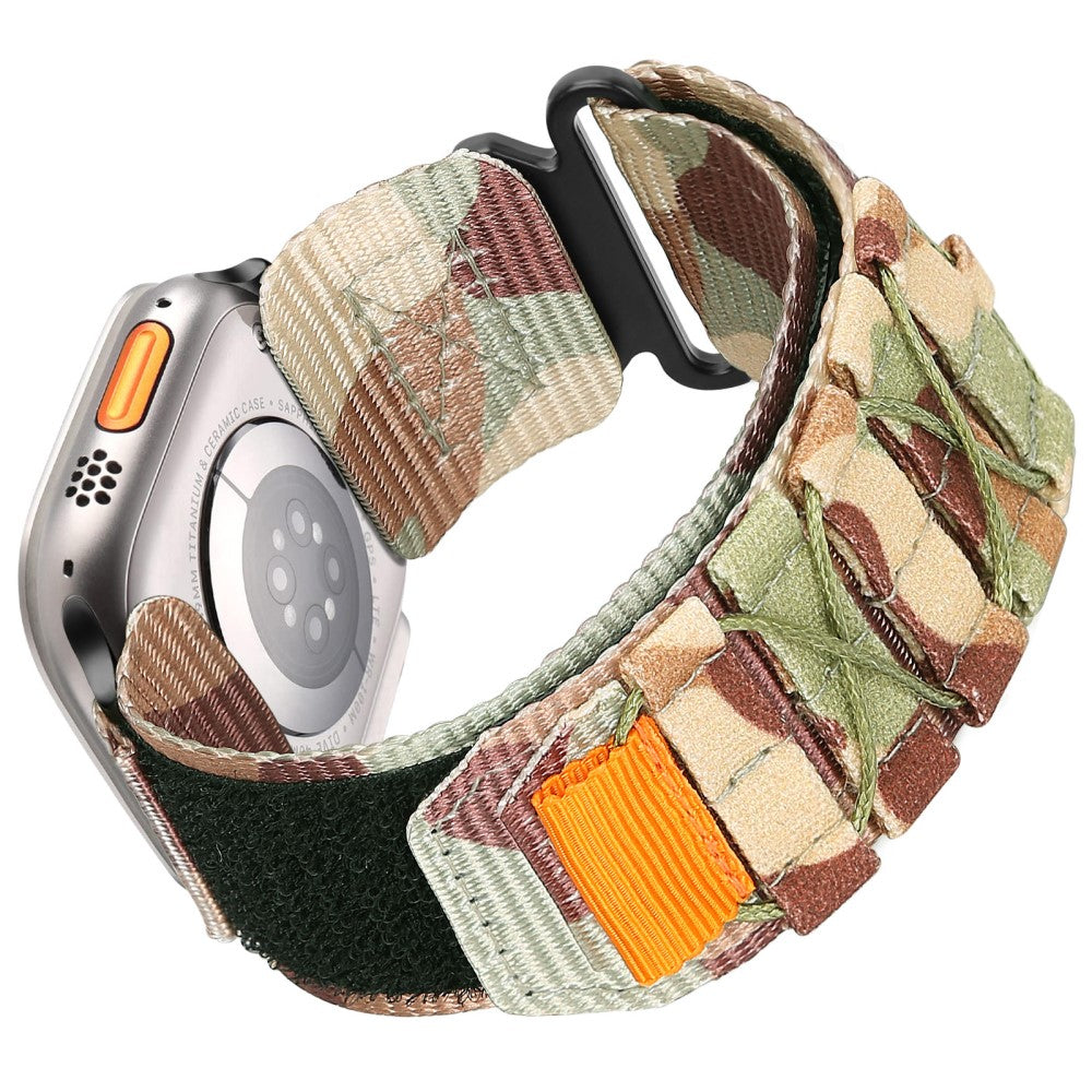 Watch Band Apple Watch Series 41mm - 40mm - 38mm Nylon Woven Magic Tape Strap - Desert Camouflage#serie_8