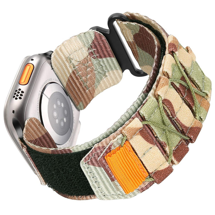 Watch Band Apple Watch Series 41mm - 40mm - 38mm Nylon Woven Magic Tape Strap - Desert Camouflage#serie_8