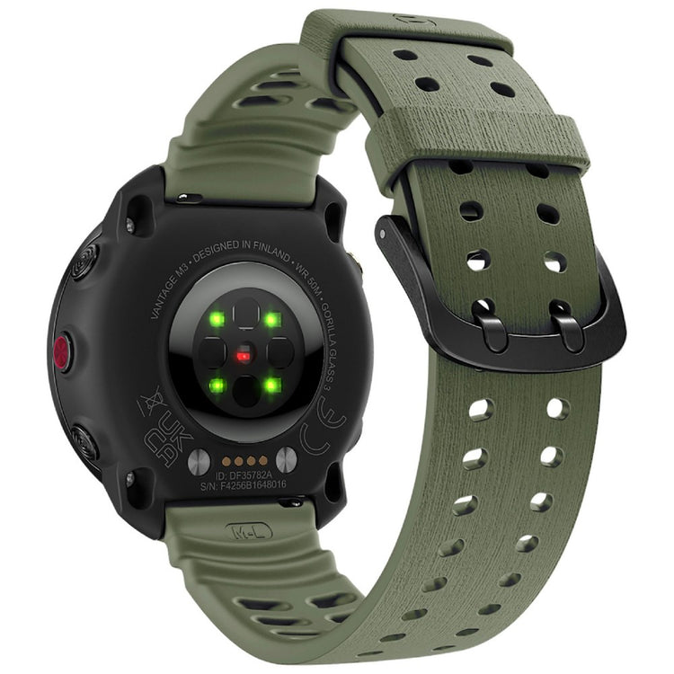 Polar Vantage M3 Replacement Watch Strap Silicone Adjustable Wrist Band - Army Green#serie_4