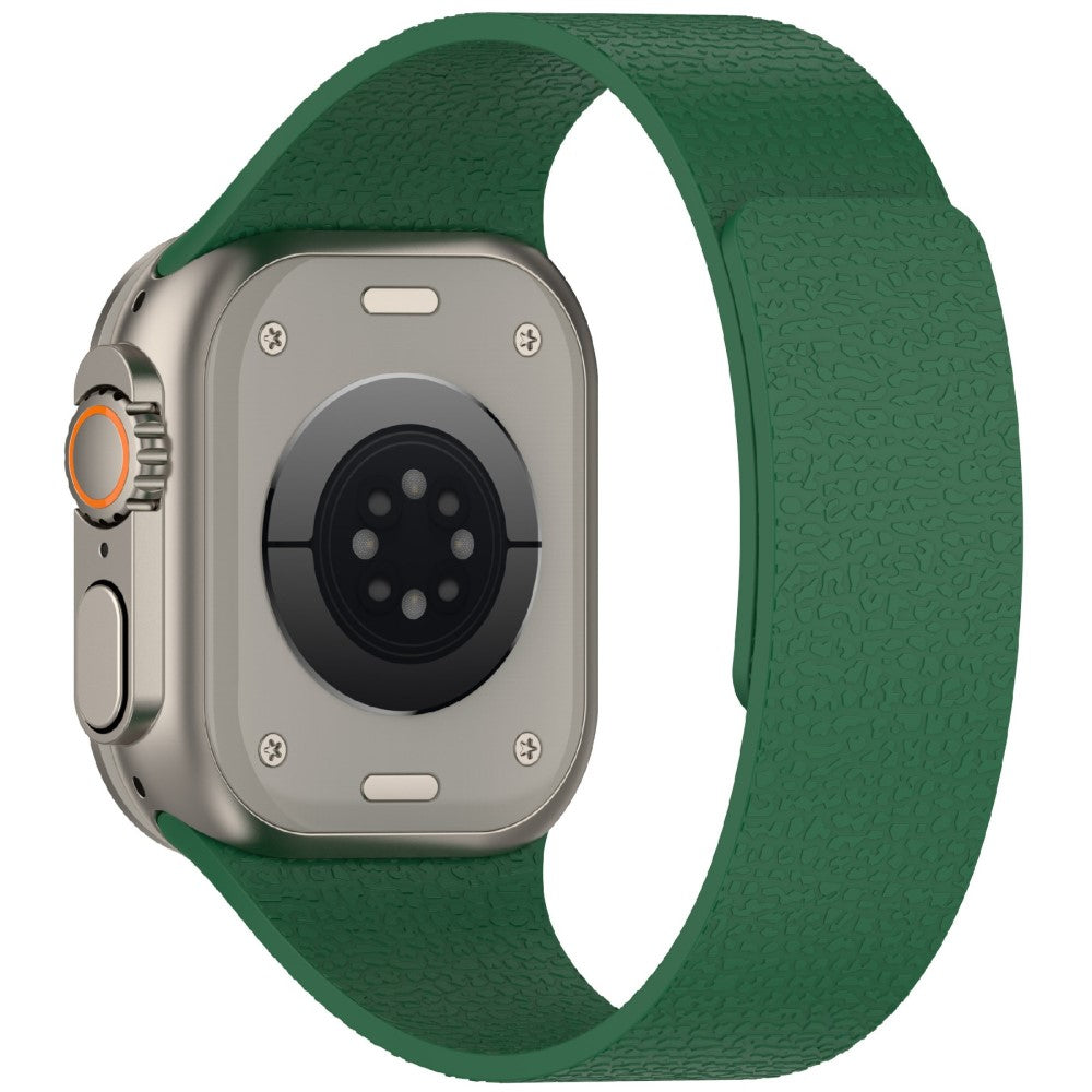 Soft Watch Strap Apple Watch Series 41mm - 40mm - 38mm Silicone Magnetic Band - Green#serie_4