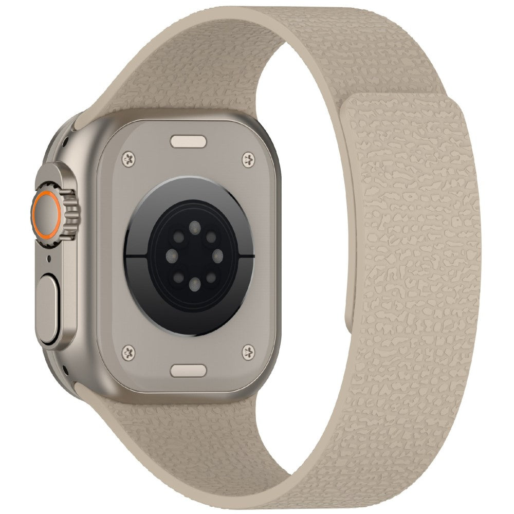 Soft Watch Strap Apple Watch Series 41mm - 40mm - 38mm Silicone Magnetic Band - Stone Color#serie_5
