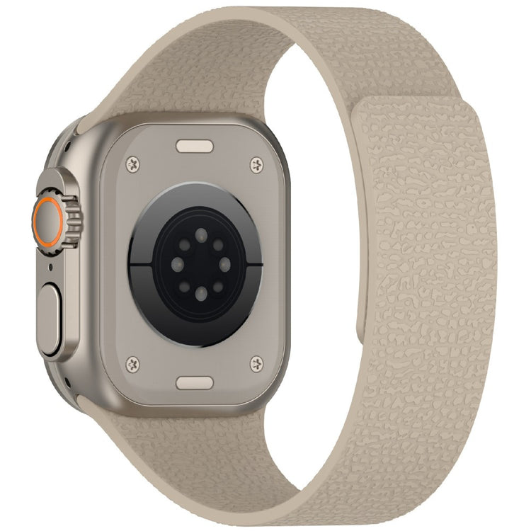 Soft Watch Strap Apple Watch Series 41mm - 40mm - 38mm Silicone Magnetic Band - Stone Color#serie_5