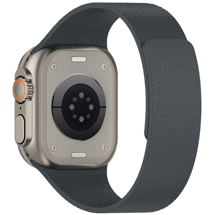 Soft Watch Strap Apple Watch Series 41mm - 40mm - 38mm Silicone Magnetic Band - Dark Grey#serie_9