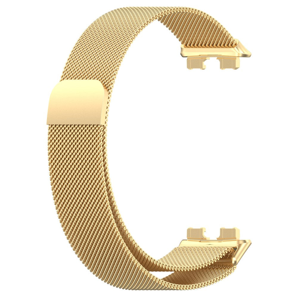 Huawei Band 10 Magnetic Milanese Metal Watch Strap Stainless Steel Replacement Band - Gold#serie_4