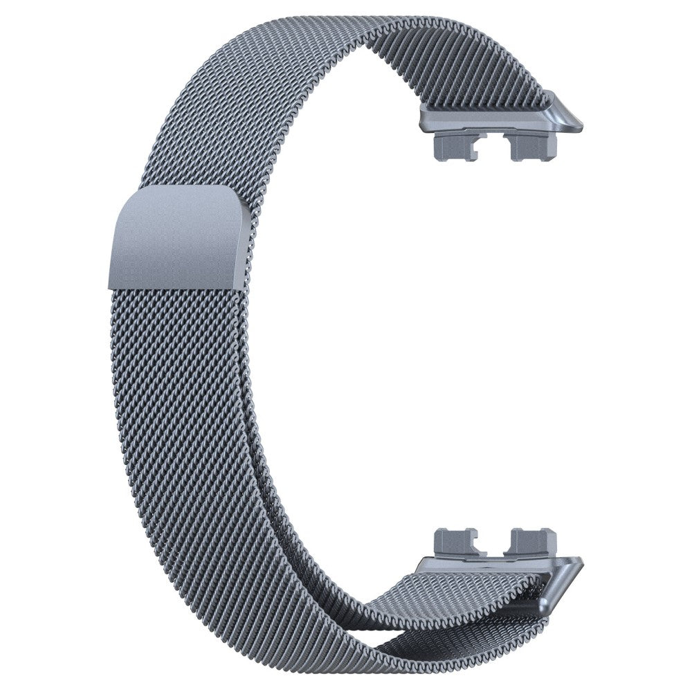 Huawei Band 10 Magnetic Milanese Metal Watch Strap Stainless Steel Replacement Band - Grey#serie_6